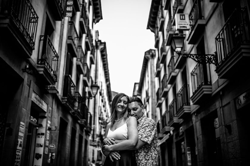 San Sebastian photographers, Maria & Ivan
