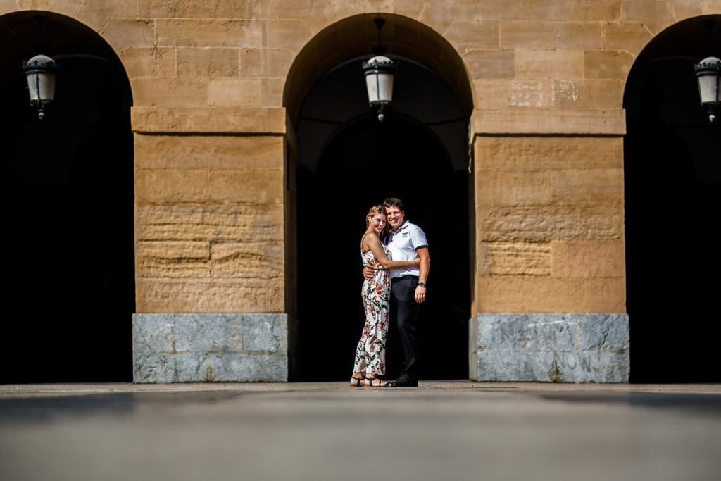 San Sebastian photographers, Maria and Ivan